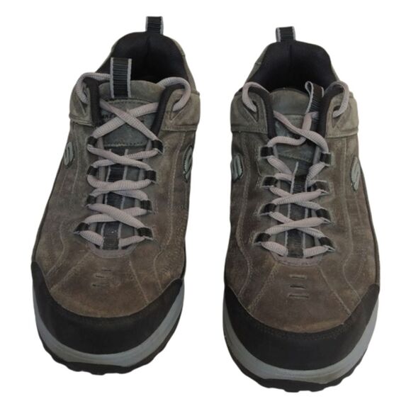 Skechers Shape Ups Suede Leather Shoes - Picture 4 of 8